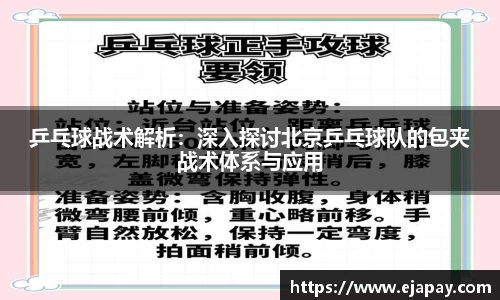 乒乓球战术解析：深入探讨北京乒乓球队的包夹战术体系与应用